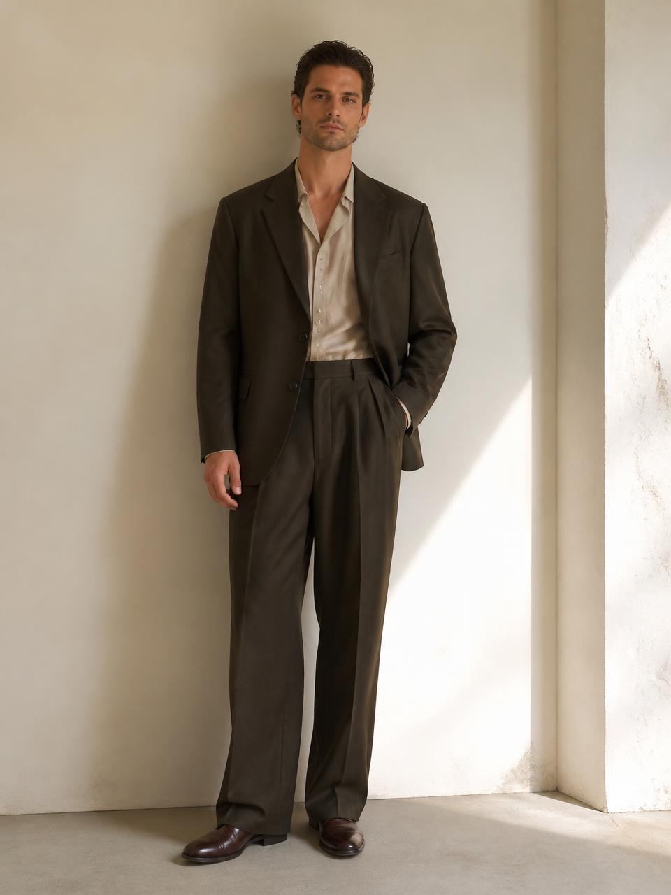 UNSTRCT suit in Deep Olive